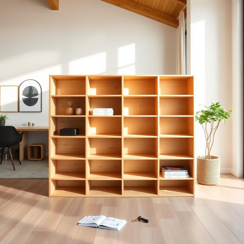 Flat-pack shelving, Mermaid Waters